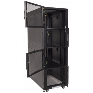 Sectioned server cabinet, 19”, DC series